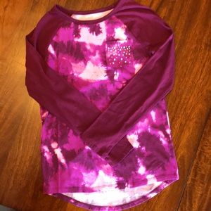 Justice sz 10 camo long sleeve T-shirt